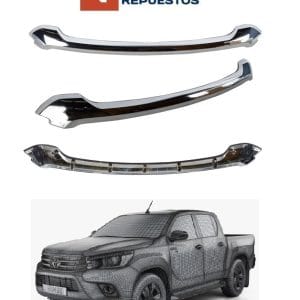 MOLDURA CAPOT CROMADA HILUX REVO 16-20