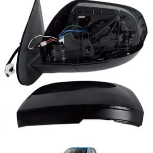 ESPEJO LH L200 2019-2023 NEGRO / ABATIBLE / ELECTRICO 5 PINES