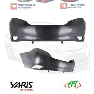 PARACHOQUES TRASERO YARIS SEDAN 14-17 CON HOYO REFLECTANTE