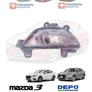 FAROL PARACHOQUE DELANTERO PARACHOQUES RH MAZDA 3