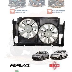 ELECTROVENTILADOR A/C DOBLE COMPLETO RAV 4 13-18