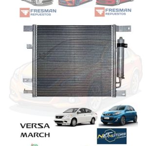 RADIADOR CONDENSADOR A/C MARCH 11-14 / VERSA 11-20