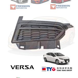 TAPA NEBLINERO SIN HOYO NEW VERSA 20-24 RH