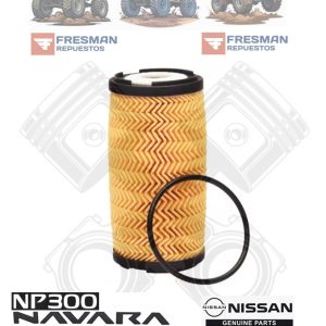 ELEMENTO FILTRO ACEITE NP300/NAVARA 16/23