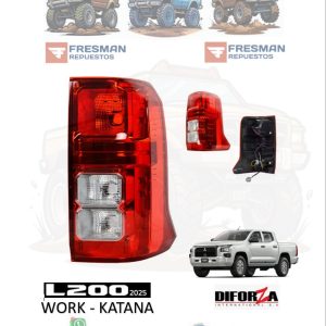 FOCO TRASERO RH L200 24-25WORK - KATANA SIMPLE