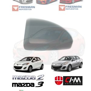 TAPA ESPEJO RH MAZDA 3 (10-14)/ MAZDA 2 (08-15)// TAPA PARA PINTAR