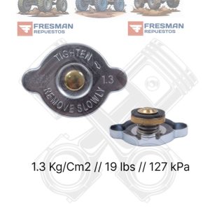 TAPA DE RADIADOR DE 1.3 KG/CM2 / 19 LBS // 127 kPa